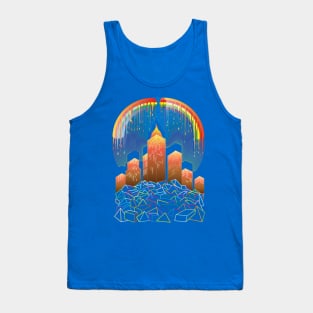 City with the rainbow pride Tank Top